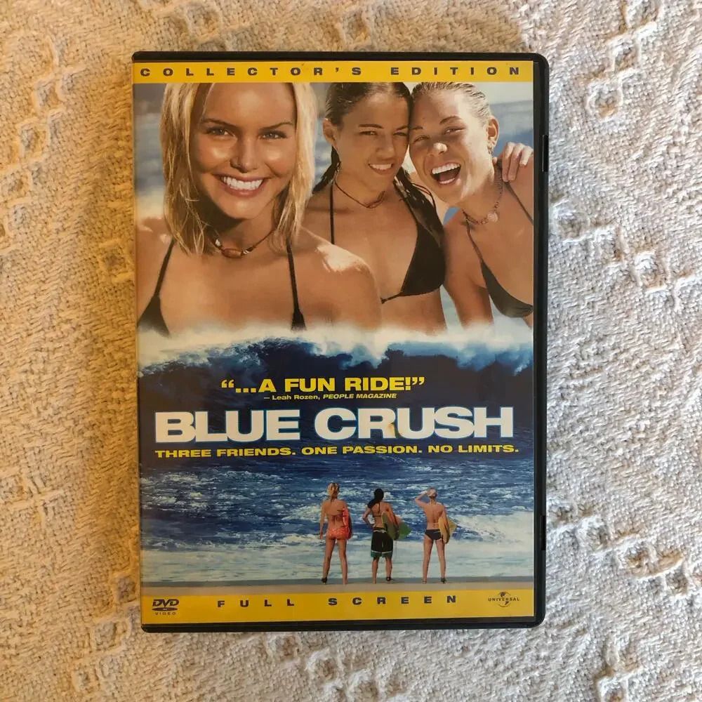 Blue Crush Movie‎ DVD 2002 Surfing Teen Drama Romance Sports Adventure Y2K